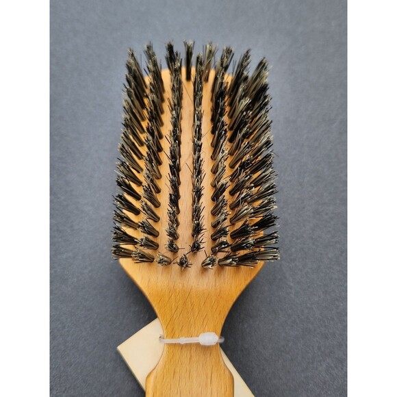 Club Style Bristle Hair Brush UNUSED With Box West Germany Wood Handle 7" - Picture 10 of 12